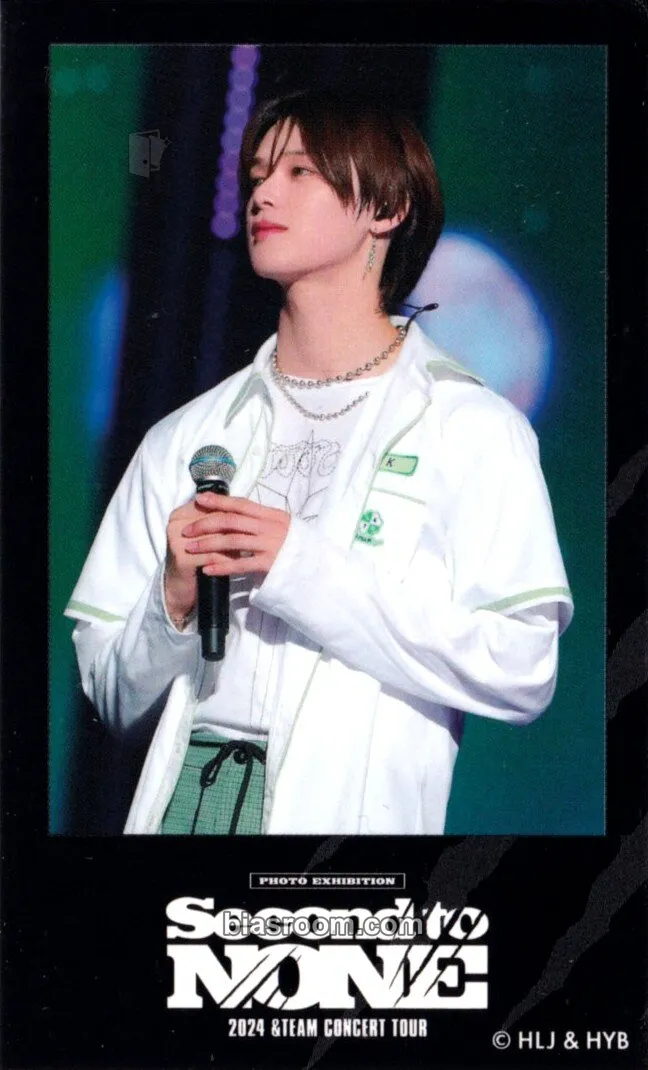 K PHOTO EXHIBITION Second to None Photocard - &TEAM - &TEAM K-pop photocard