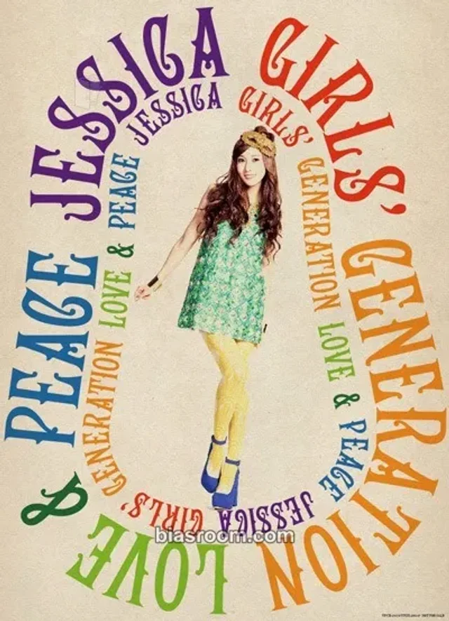 Girls' Generation - Jessica - Love & Peace Album poster