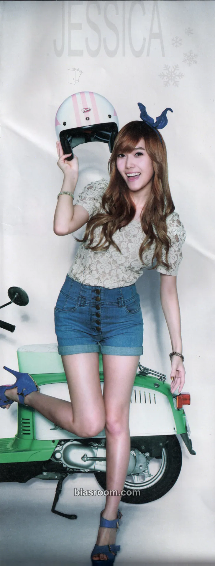 Jessica Goobne Chicken Collab Photocard - Girls' Generation - Girls' Generation K-pop photocard