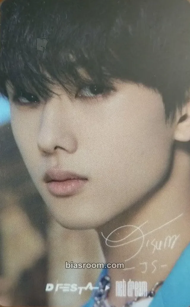 NCT DREAM - Jisung - D'FESTA Exhibition Event entrance / attendance benefit pvc card printed signature tokyo final