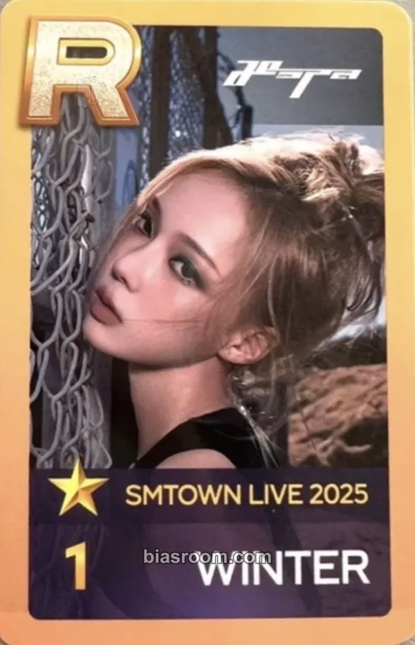 Winter SMTOWN Live 2025 Photocard - aespa - aespa K-pop photocard