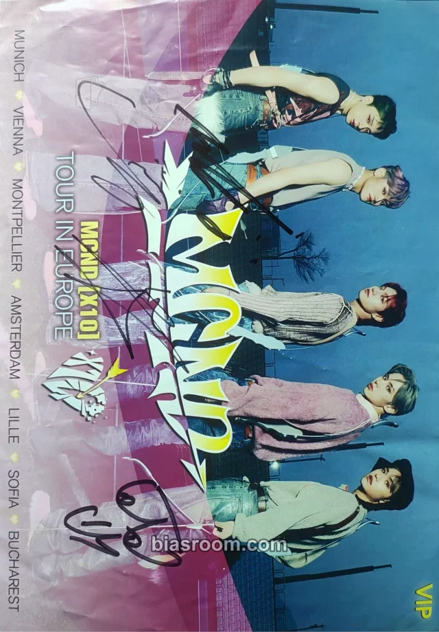 MCND - 2024 MCND [X10] Tour in Europe Event vip ticket benefit poster autographed