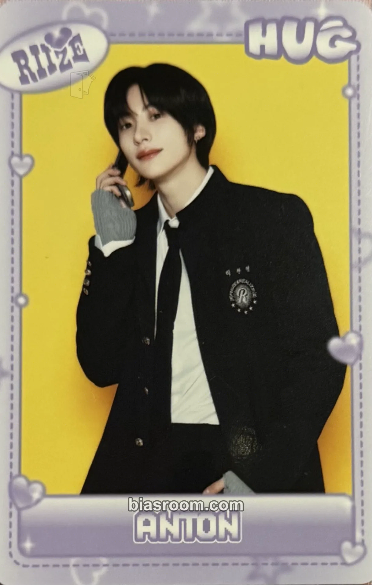 Anton HUG MD Photocard - RIIZE - RIIZE K-pop photocard