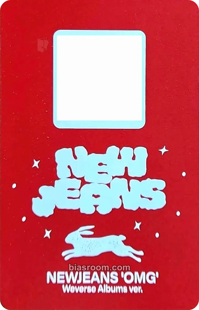 NewJeans - NewJeans “OMG” Album poca album qr card album photocard