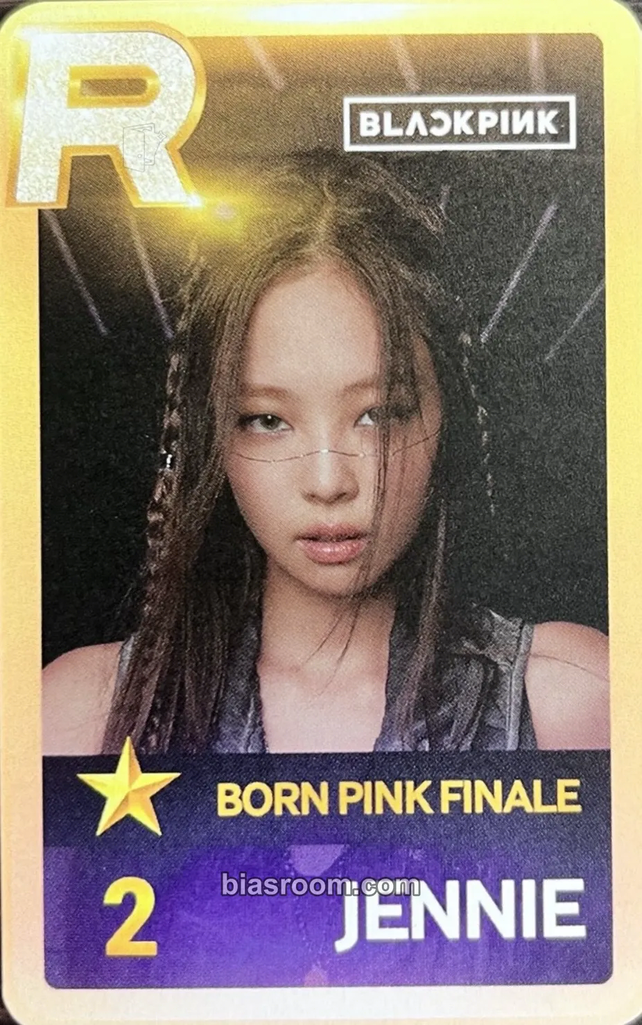 Jennie BLACKPINK x Superstar (game) Photocard - BLACKPINK - BLACKPINK K-pop photocard