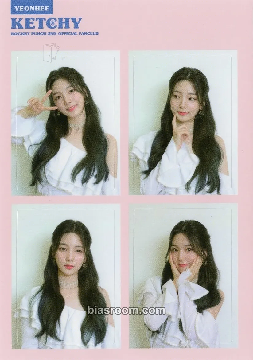 Yeonhee KETCHY 2nd official fanclub Photocard - Rocket Punch - Rocket Punch K-pop photocard