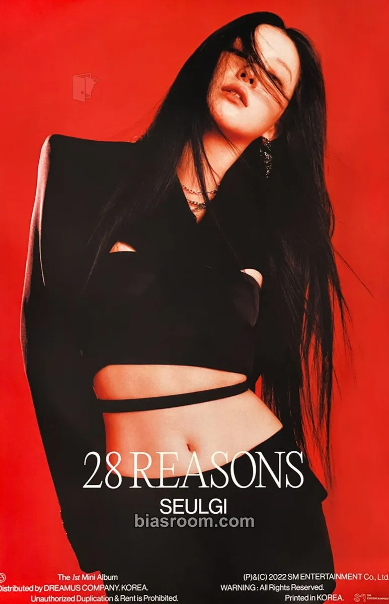 Seulgi 28 Reasons Photocard - Red Velvet - Red Velvet K-pop photocard