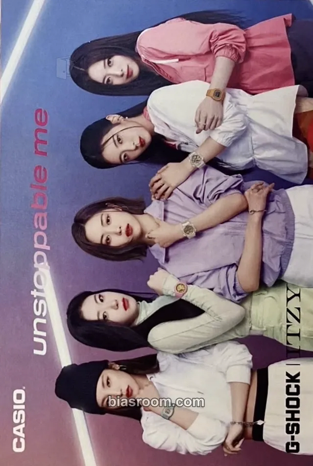 ITZY X G-SHOCK Photocard - ITZY - ITZY K-pop photocard