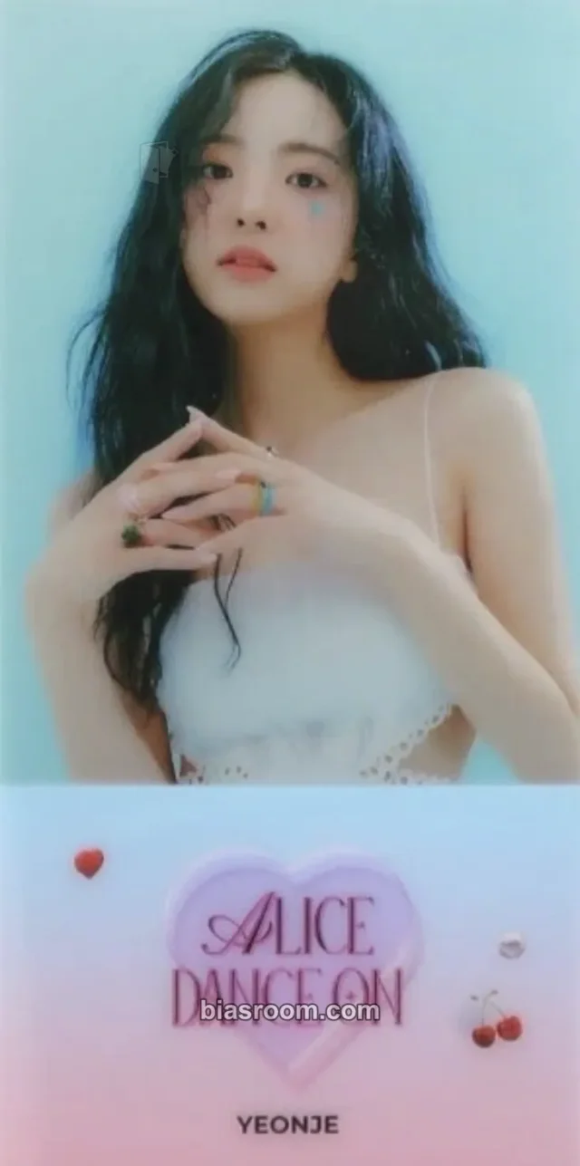 Alice - Yeonje - Dance On Album transparent album inclusion bookmark