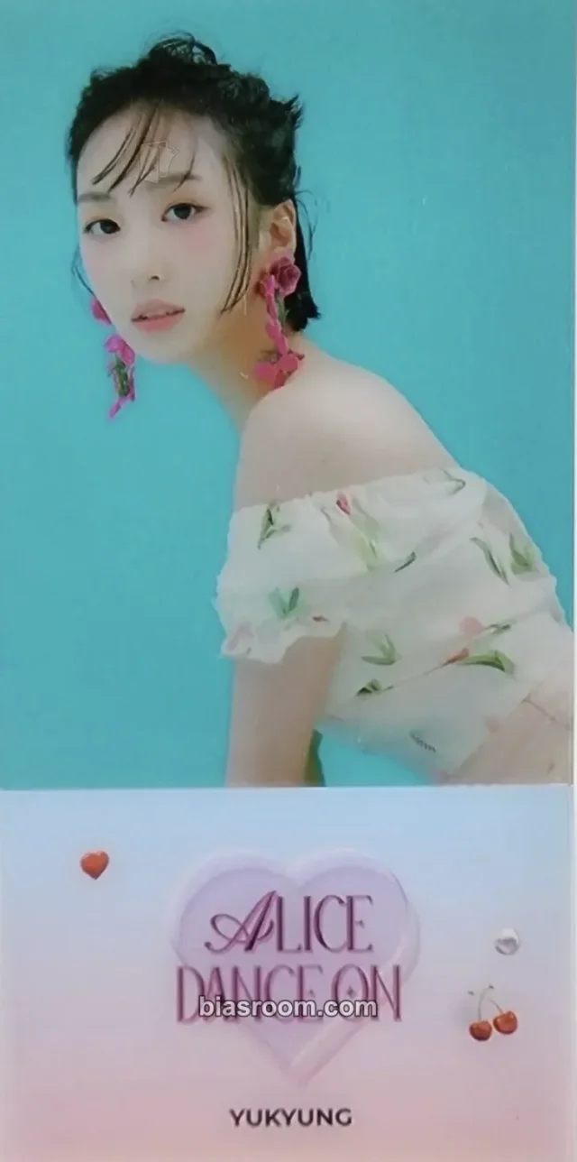 Alice - Yukyung - Dance On Album transparent bookmark album inclusion