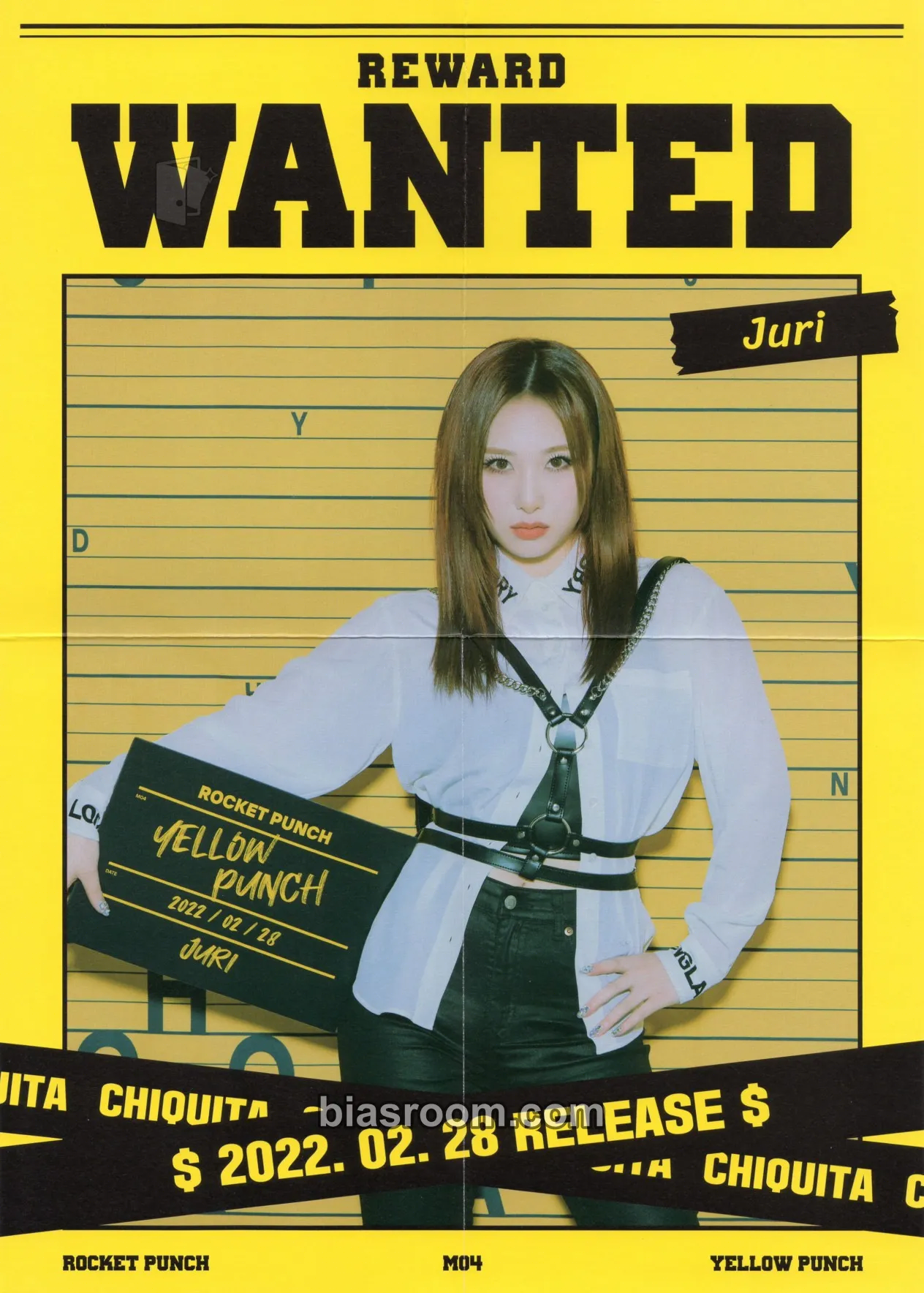 Juri Yellow punch Photocard - Rocket Punch - Rocket Punch K-pop photocard