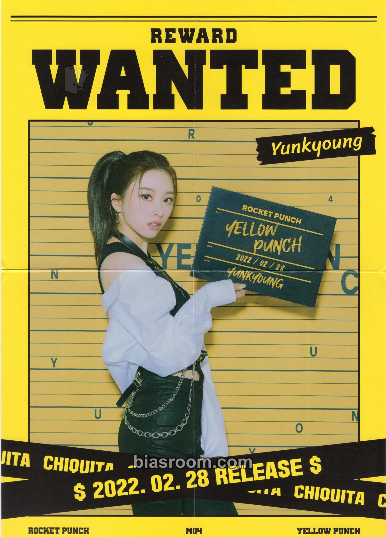 Yunkyoung Yellow punch Photocard - Rocket Punch - Rocket Punch K-pop photocard