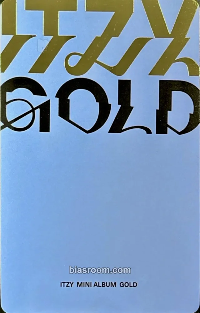 ITZY - GOLD Album nemo version album photocard B version qr card