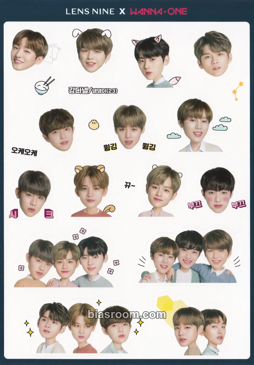 LENS NINE Photocard - Wanna One - Wanna One K-pop photocard