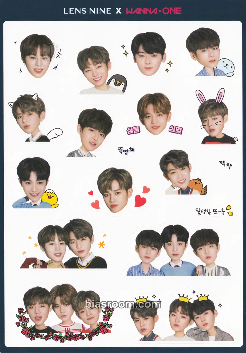LENS NINE Photocard - Wanna One - Wanna One K-pop photocard