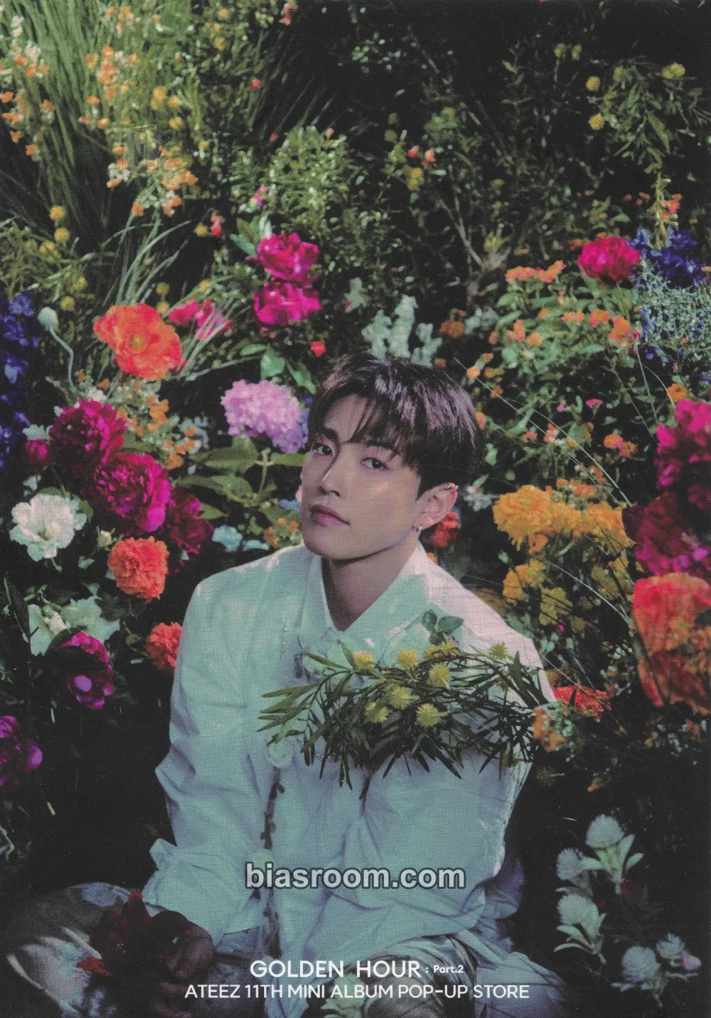 Hongjoong POP-UP: GOLDEN HOUR : Part.2 (Soundwave) Photocard - ATEEZ - ATEEZ K-pop photocard