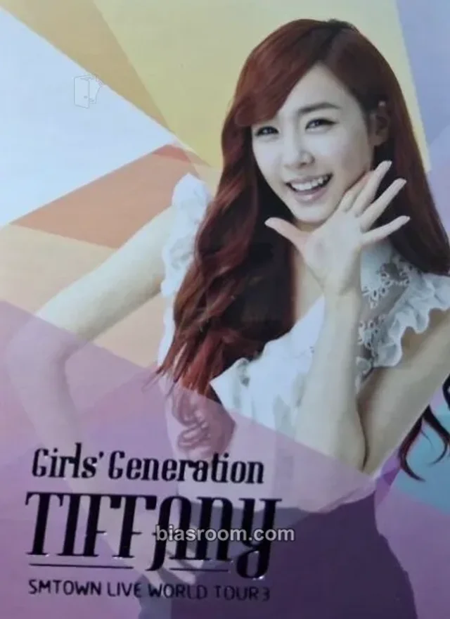 Girls' Generation - Tiffany - SM Town Live World Tour lll Event trading card non-standard size