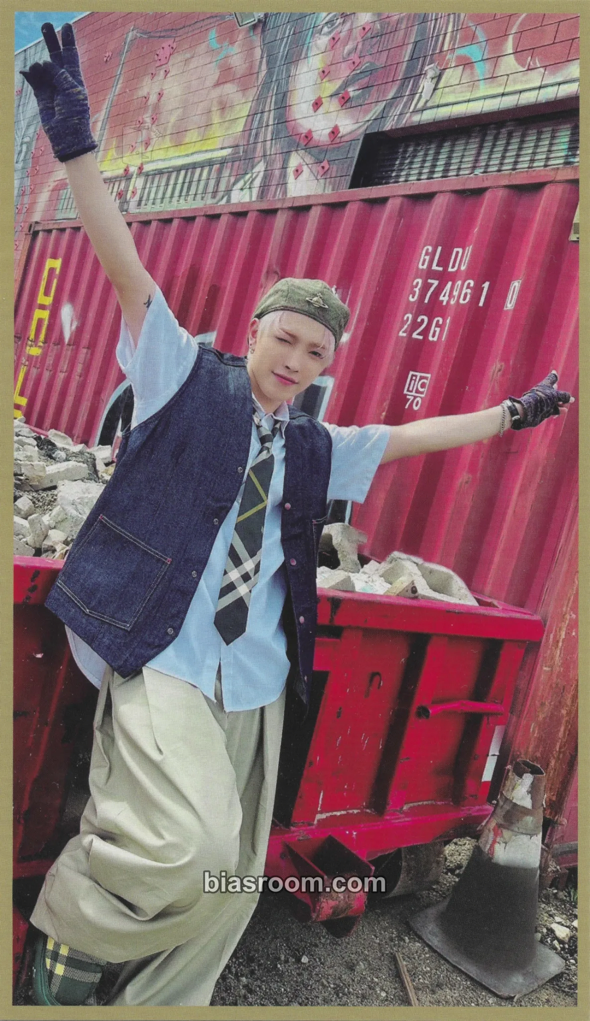 Hongjoong POP-UP: GOLDEN HOUR : Part 1 (Soundwave) Photocard - ATEEZ - ATEEZ K-pop photocard