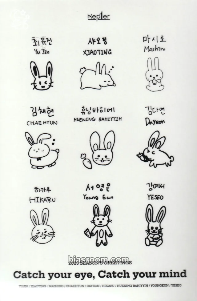 Kep1er - Other sticker sheet season's greetings kit inclusion