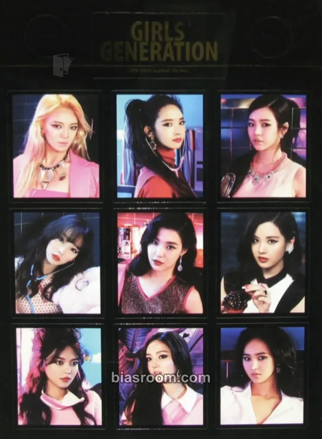Girls' Generation - Mr.Mr. Album sticker sheet