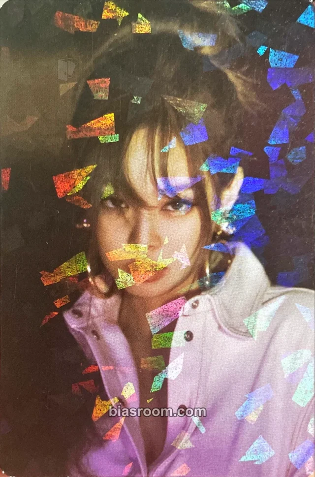 BLACKPINK - Jennie - THE ALBUM Album pob (pre-order benefit) interasia holographic (hologram)
