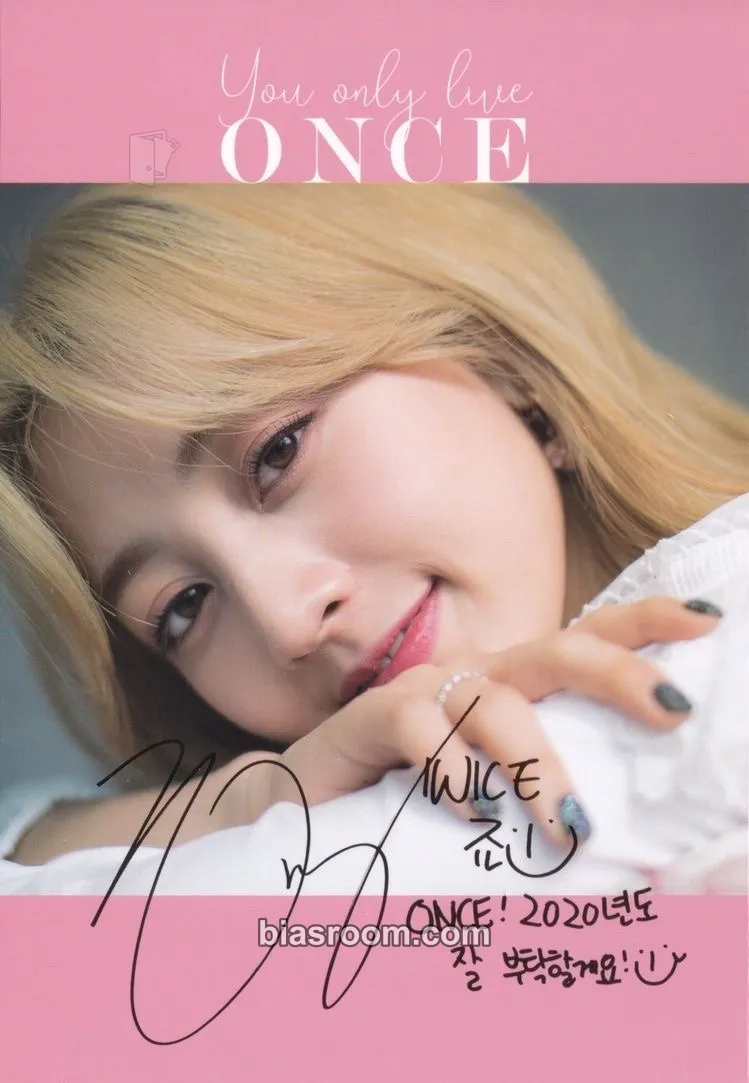 Jihyo Dicon Vol7 - YOU ONLY LIVE ONCE Photocard - TWICE - TWICE K-pop photocard