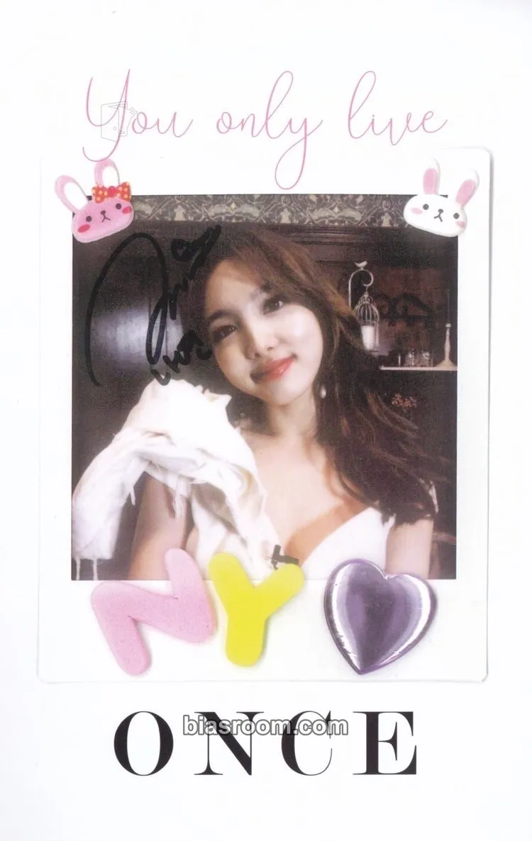 Nayeon Dicon Vol7 - YOU ONLY LIVE ONCE Photocard - TWICE - TWICE K-pop photocard