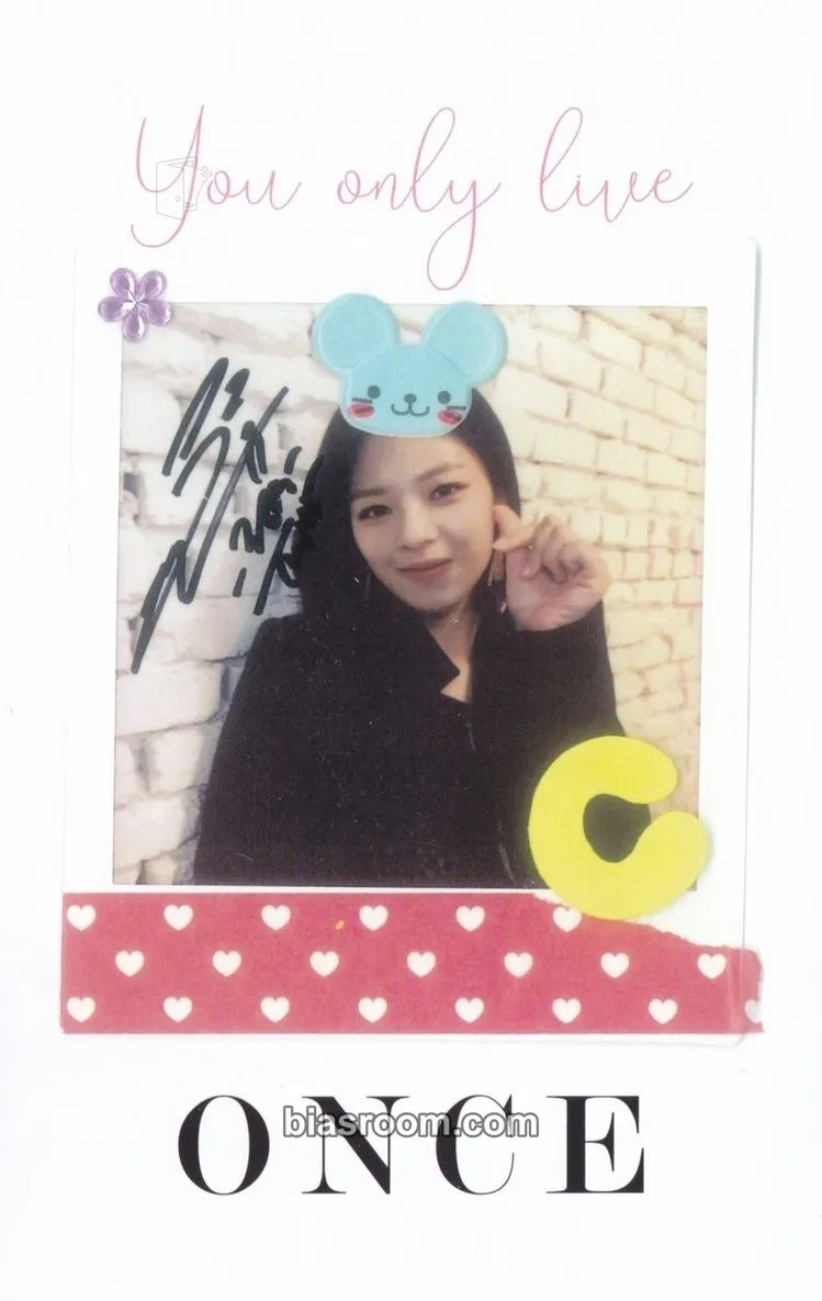Jeongyeon Dicon Vol7 - YOU ONLY LIVE ONCE Photocard - TWICE - TWICE K-pop photocard