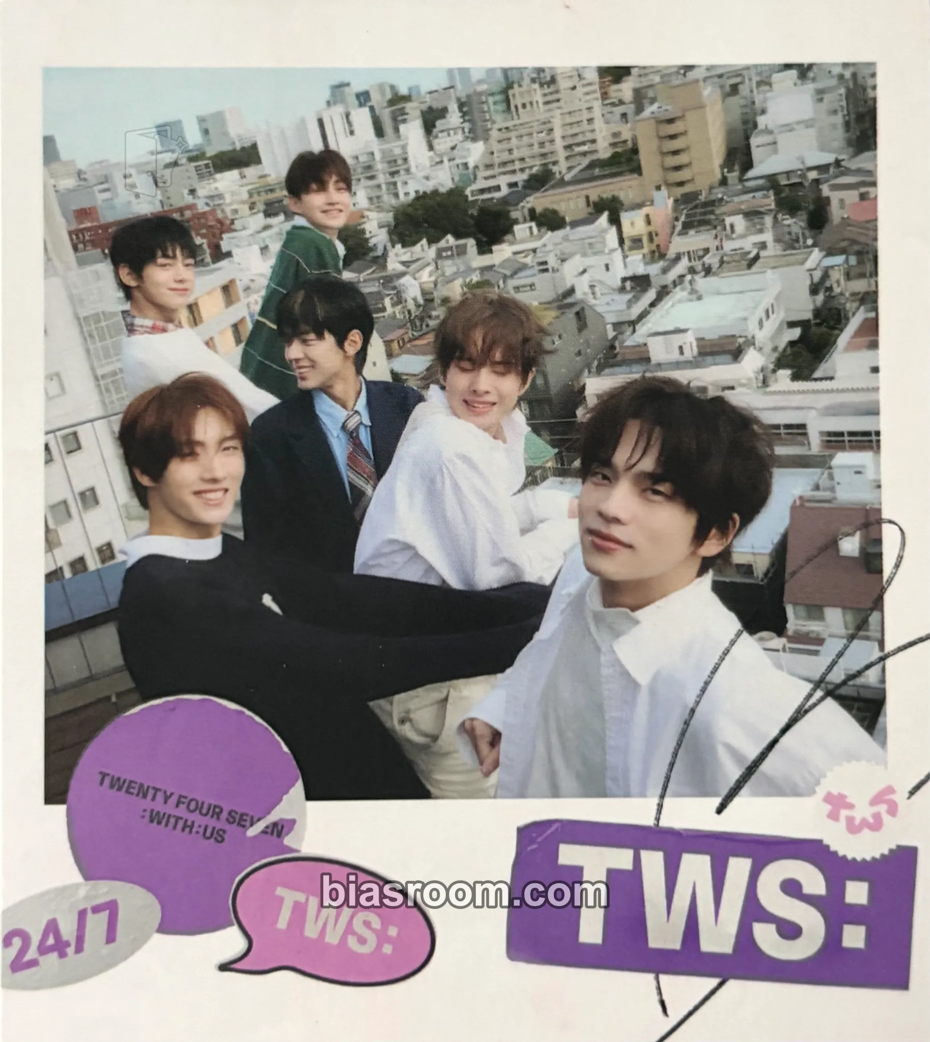Sparkling Blue Photocard - TWS - TWS K-pop photocard