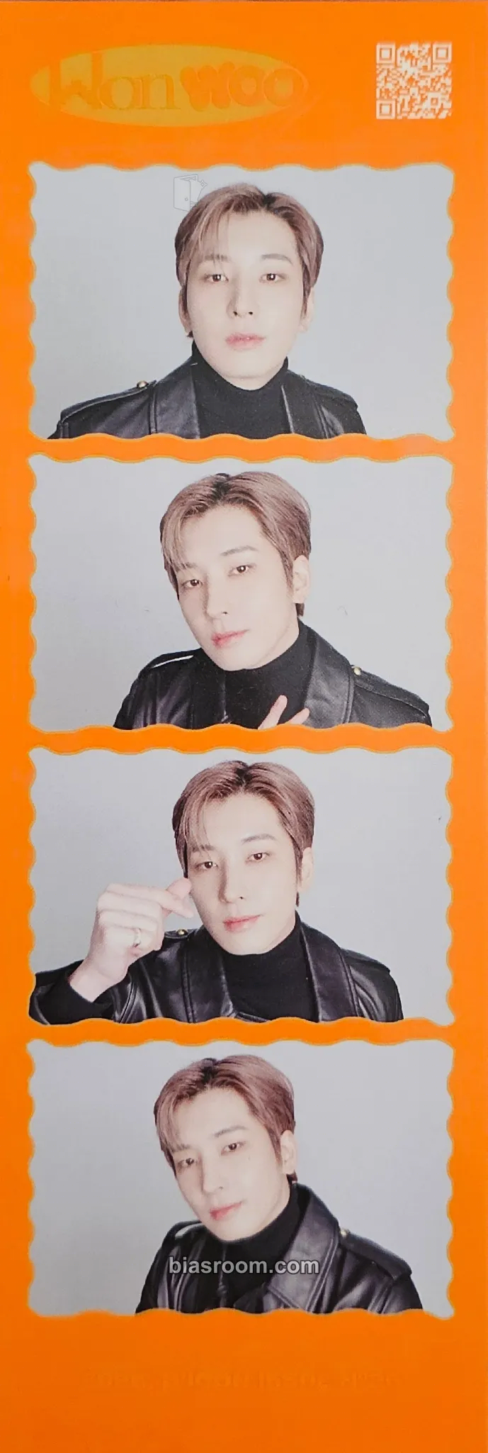 Wonwoo DICON White Midnight - WxM Photocard - SEVENTEEN - SEVENTEEN K-pop photocard
