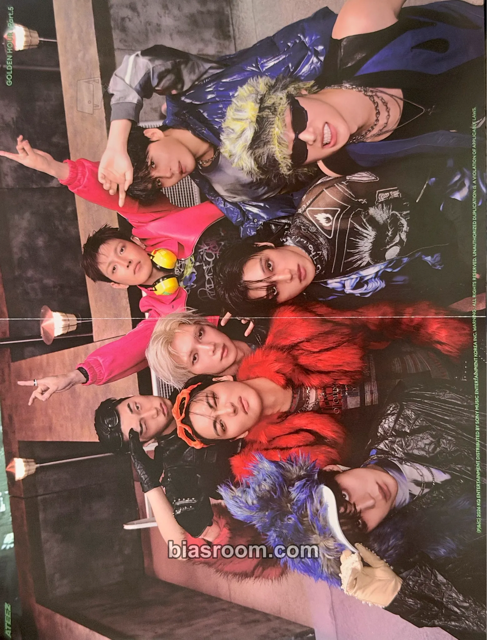 GOLDEN HOUR : Part.5 Photocard - ATEEZ - ATEEZ K-pop photocard