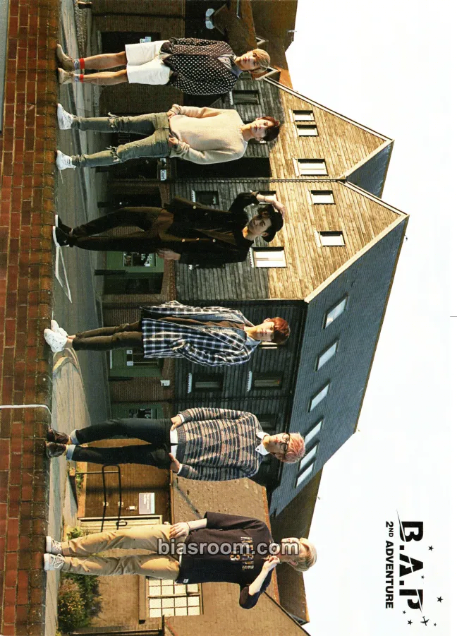 B.A.P 2nd Adventure: 30,000 Miles on Earth Photocard - BANG&JUNG&YOO&MOON - BANG&JUNG&YOO&MOON K-pop photocard