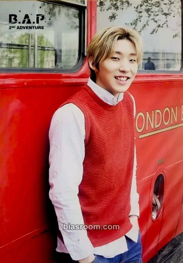 BANG&JUNG&YOO&MOON - Jongup - B.A.P 2nd Adventure: 30,000 Miles on Earth Other photobook inclusion postcard japanese version