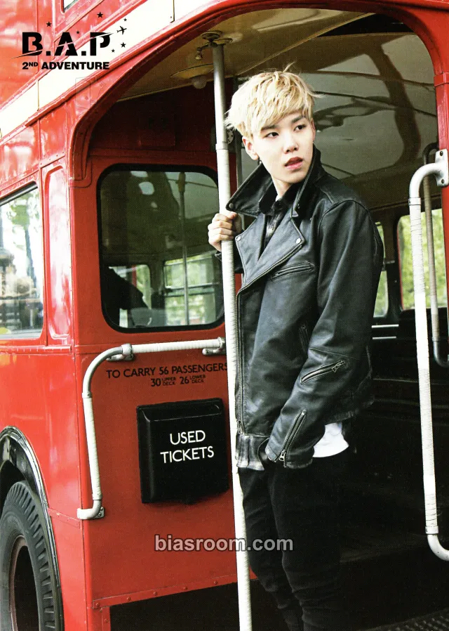 Zelo B.A.P 2nd Adventure: 30,000 Miles on Earth Photocard - BANG&JUNG&YOO&MOON - BANG&JUNG&YOO&MOON K-pop photocard