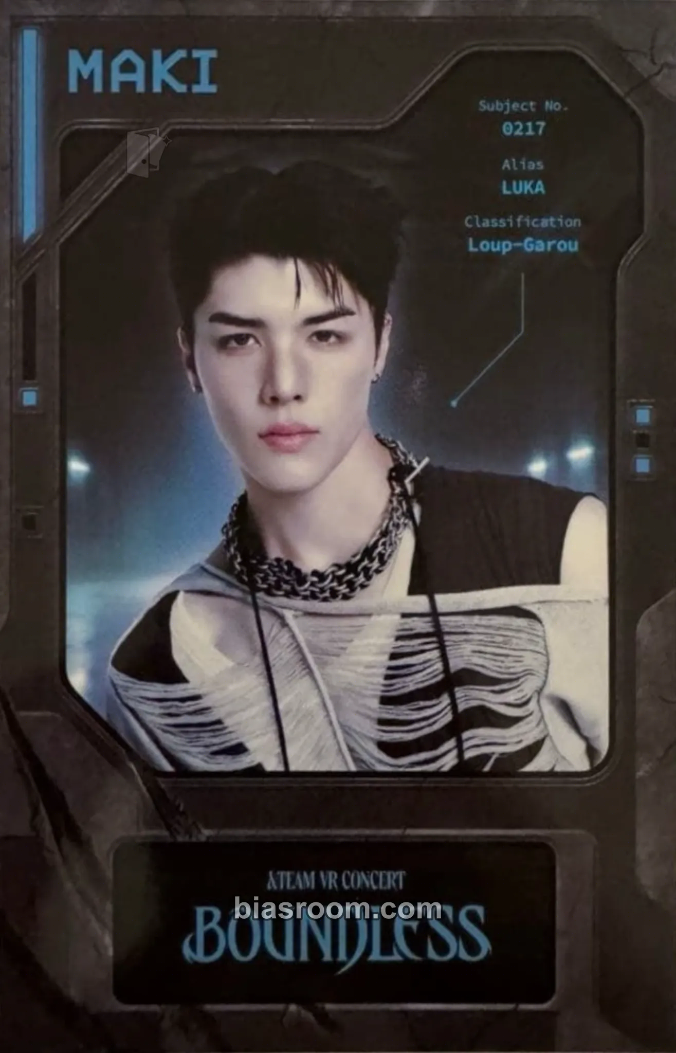 Maki &TEAM VR CONCERT : BOUNDLESS Photocard - &TEAM - &TEAM K-pop photocard