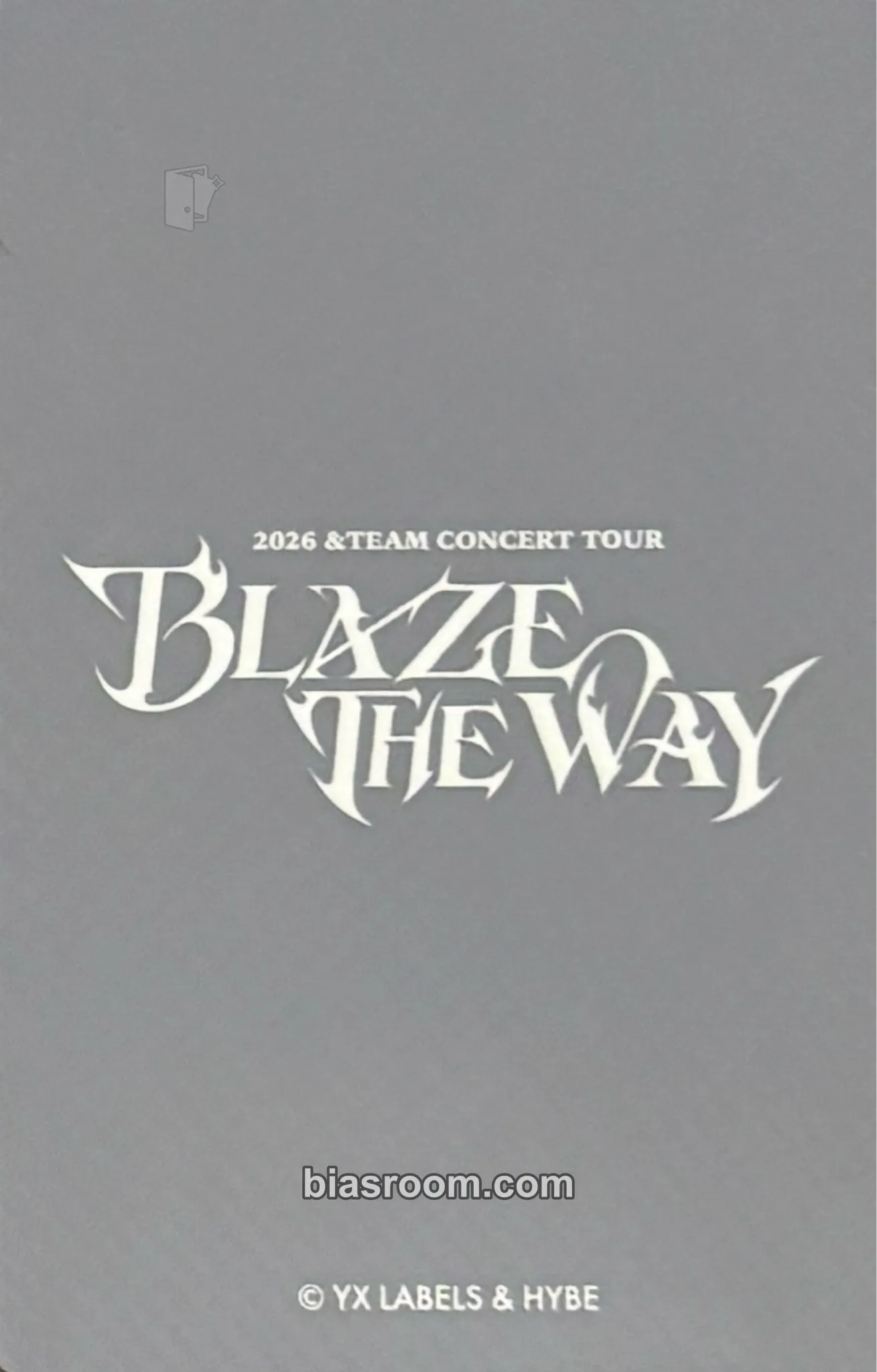 &TEAM 2026 BLAZE THE WAY 台北 フォトカ MAKI Maki 2026 &TEAM CONCERT TOUR 'BLAZE THE WAY' Photocard - &TEAM