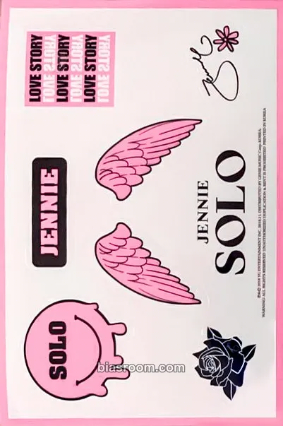 Jennie SOLO (Jennie solo) Photocard - BLACKPINK - BLACKPINK K-pop photocard