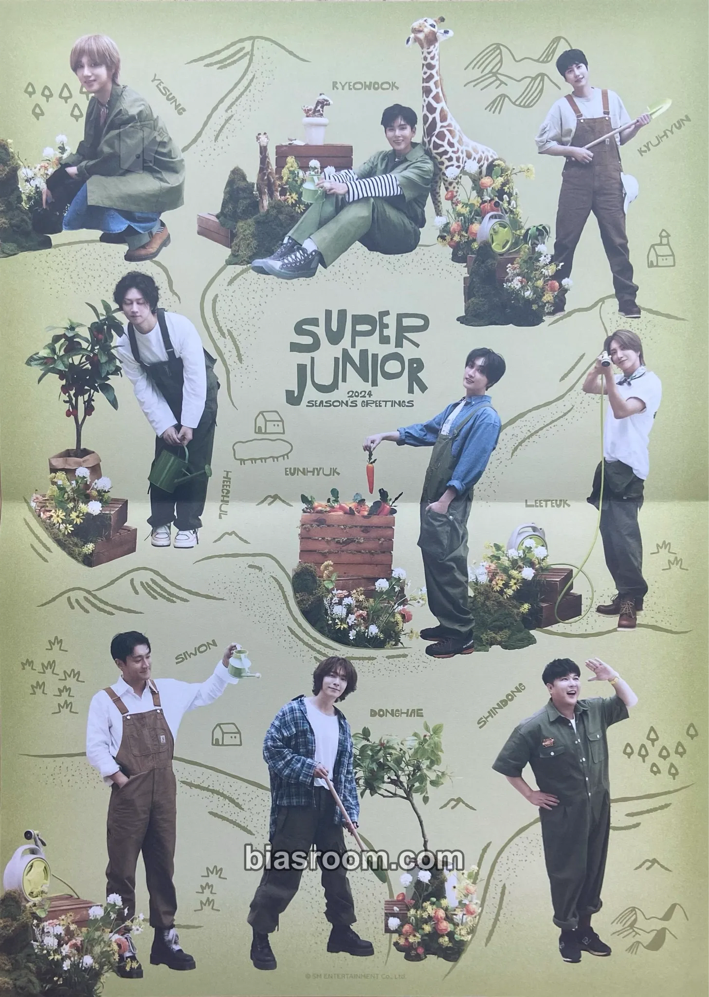 2024 Season's Greetings Photocard - SUPER JUNIOR - SUPER JUNIOR K-pop photocard