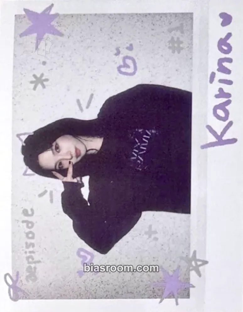 Karina æpisode SYNK#1 - DVD / Blu-ray / Digital Code Photocard - aespa - aespa K-pop photocard
