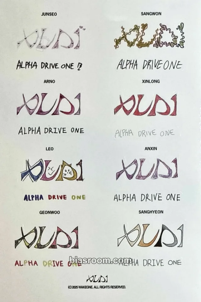 ALPHA DRIVE ONE - Other sticker sheet