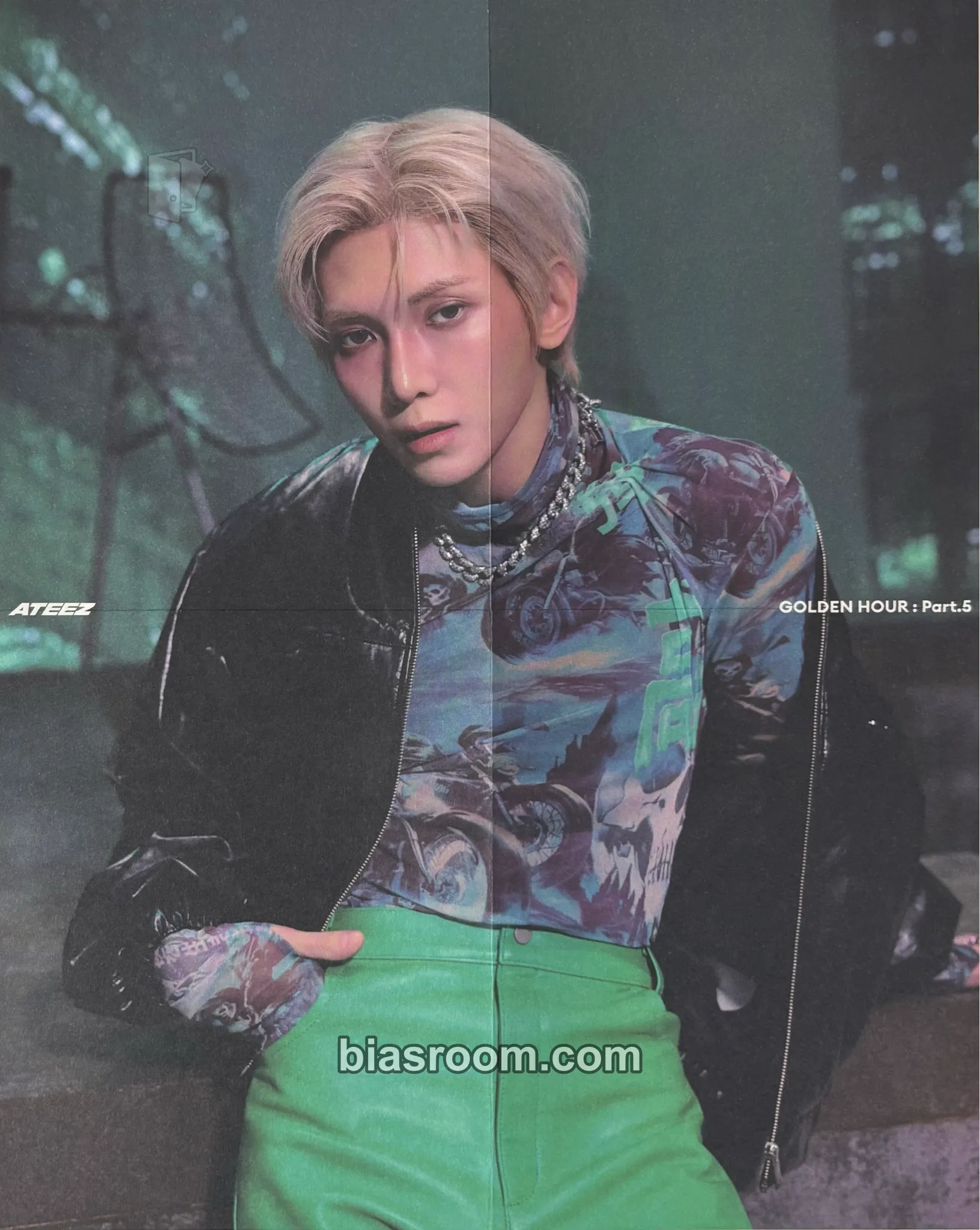 Yeosang GOLDEN HOUR : Part.5 Photocard - ATEEZ - ATEEZ K-pop photocard