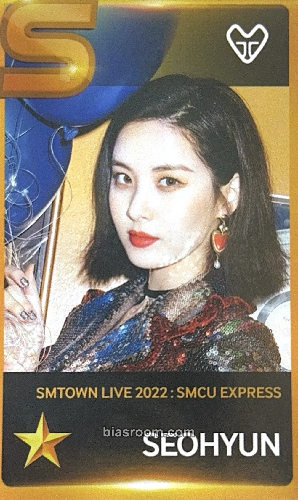 Seohyun SMTown Live 2022 Photocard - Girls' Generation - Girls' Generation K-pop photocard