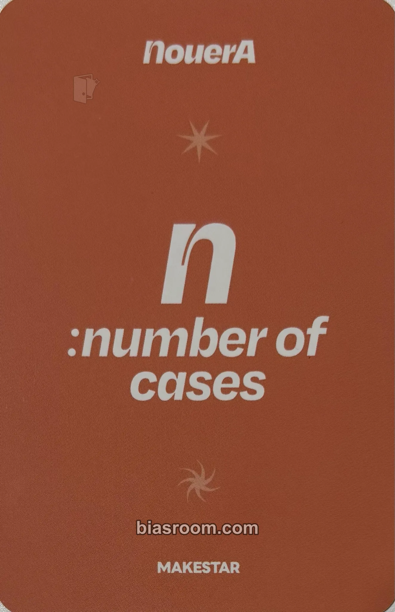 NouerA n:number MAKESTAR ラキドロ ギヒョン サイン Gihyeon n: number of cases Photocard - NouerA | Bias Room