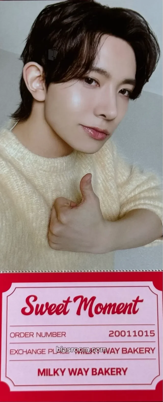 ENHYPEN - Heeseung - ENHYPEN WORLD COUPON CARD COLLECTION Other sweet moment version photo ticket