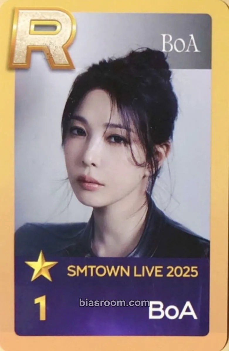 BoA SMTOWN LIVE 2025 Photocard - BoA K-pop photocard