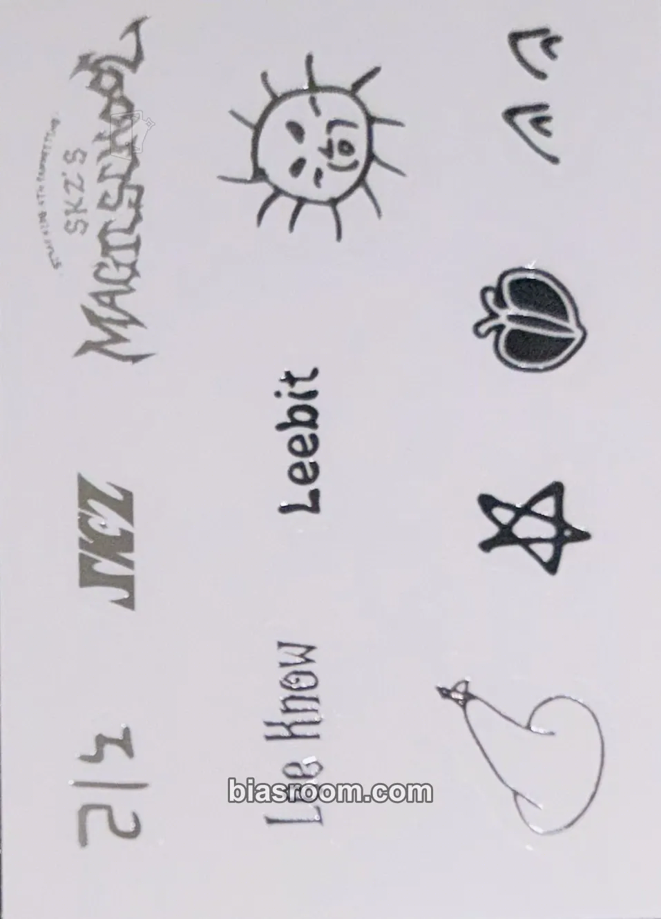 Lee Know 4th Fanmeeting - SKZ's Magic School Photocard - Stray Kids - Stray Kids K-pop photocard