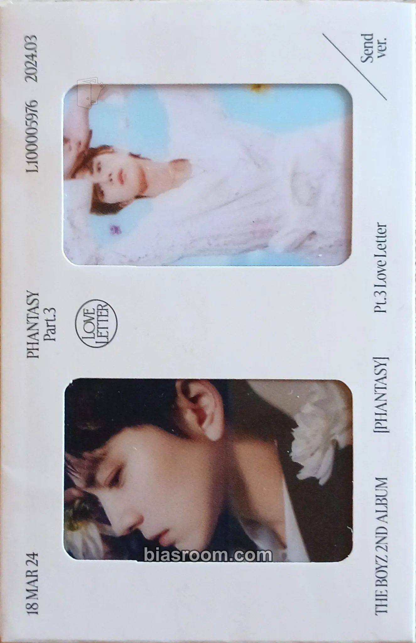 Younghoon Phantasy Pt. 3: Love Letter Photocard - THE BOYZ - THE BOYZ K-pop photocard
