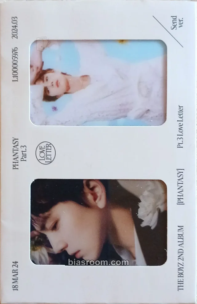 THE BOYZ - Younghoon - Phantasy Pt. 3: Love Letter Album album inclusion photo frame film photo send version