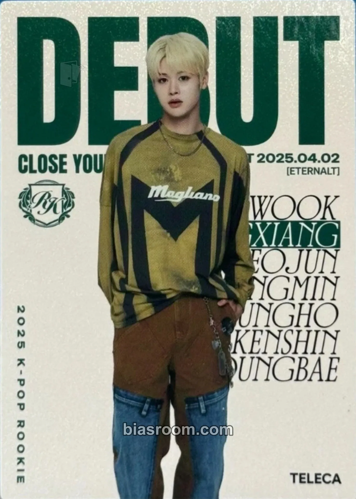 Ma Jingxiang Photocards (CLOSE YOUR EYES) | Bias Room