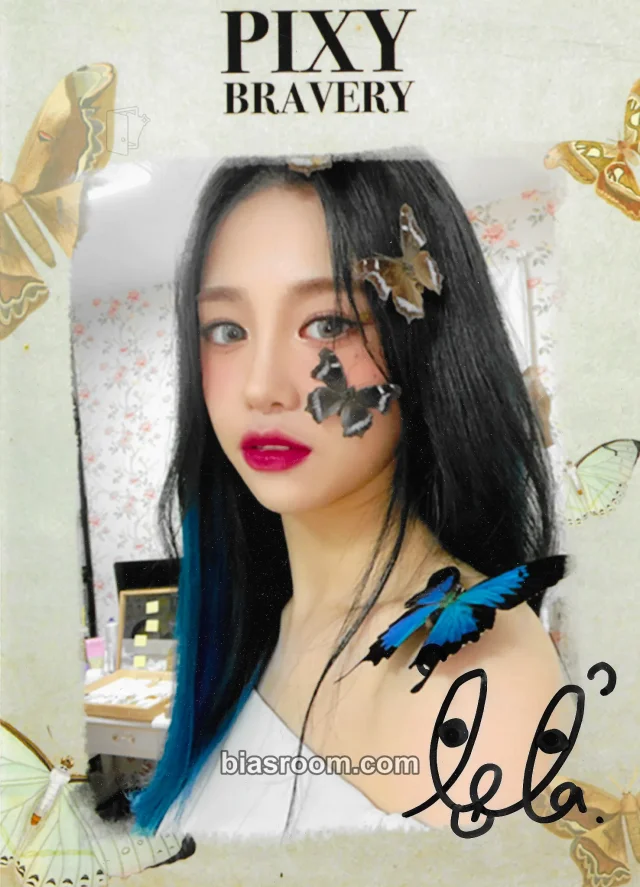 PIXY - Lola - Fairy Forest: Bravery Album photo print autographed winner benefit stari